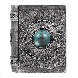 Something Different Dragon Eye Resin Book Storage Box Grey (One Size)