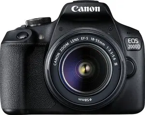 Canon EOS 2000D + EF-S 18-55mm III Lens - Easy-To-Use DSLR Camera With A Versatile Lens, Ideal For Portraits And Landscapes