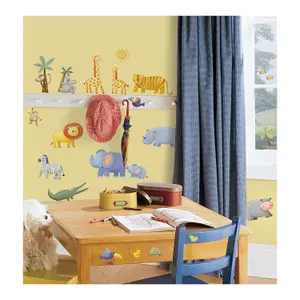 RoomMates Jungle Adventure Peel & Stick Wall Decals