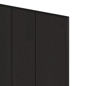 GoodHome Verbena Matt charcoal shaker Standard End panel (H)870mm (W)590mm