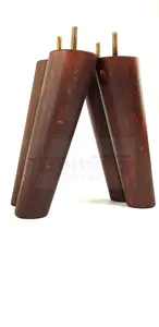 Angled Wood Legs Mahogany Washed 150mm High Set Of 4 Replacement Furniture Feet Sette Chairs Sofa M8