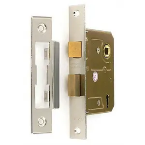 Securit 3 Lever Sash Lock Silver (63mm)