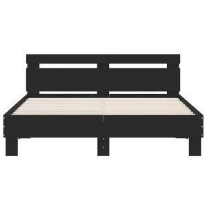 Berkfield Bed Frame without Mattress Black 140x200 cm