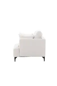 Sofia Beige Linen Armchair , Beige Armchair