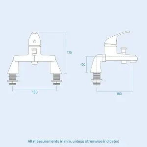 Nes Home Winstead Modern Chrome Exposed Bath Shower Mixer Handless Slider Rail 3 Mode Handset