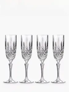 Waterford Crystal Marquis Markham Glass Flute, Set Of 4, 266Ml, Clear