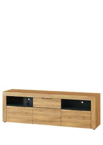 Camar Large Oak Effect 2 Drawer TV Cabinet K25