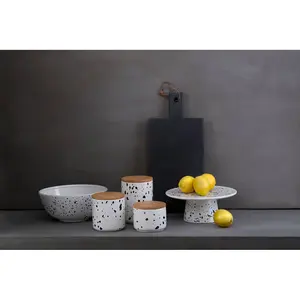 Interiors by Premier Speckled Salad Bowl