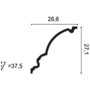 Orac Decor C836 External Cornice - 2 Metres