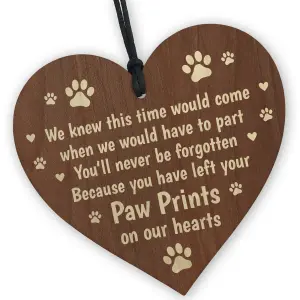 Red Ocean Dog Sign Pet Memorial Wooden Christmas Tree Decoration Wooden Bauble Dog Cat Gift Keepsake