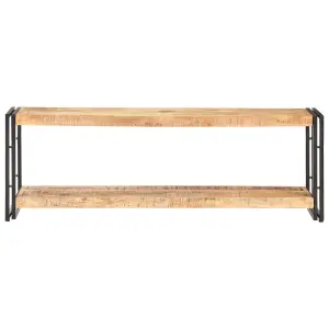 Berkfield TV Cabinet 120x30x40 cm Rough Mango Wood