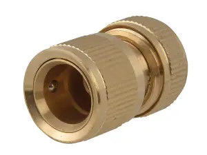 Faithfull SB3006A Brass Female Hose Connector 12.5mm (1/2in) FAIHOSEFC