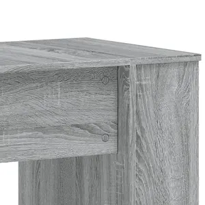 Berkfield Desk Grey Sonoma 140x50x75 cm Engineered Wood