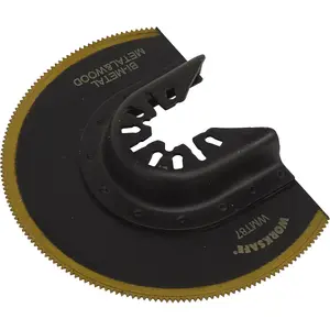 87mm Bi-Metal Multi-Tool Blade - Titanium Coated - Cuts Through Wood & Metal