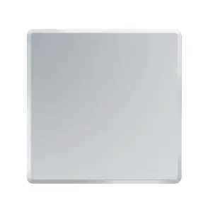 Showerdrape Trafalgar Square Wall Mounted Frameless Bevelled Edge Bathroom Mirror 60 x 60cm