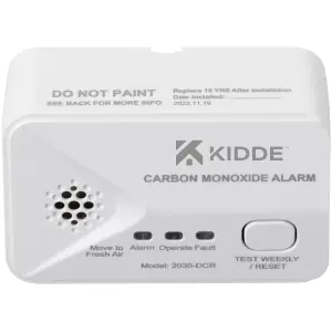 Kidde 2030-DCR Wireless Standalone Carbon monoxide Alarm with Replaceable battery