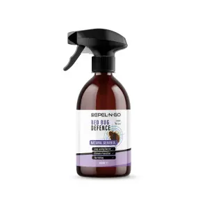 Repel-N-Go - Bed Bug Repellent Deterrent Spray - Natural Eco-Friendly Pest Control Defence, Contains Lavender & Geraniol - 500ml