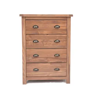 Padua 4 Drawer Chest of Drawers Brass Cup Handle