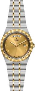 Tudor Royal Men's 41mm Stainless Steel And Yellow Gold Automatic Mens Watch M28603-0004