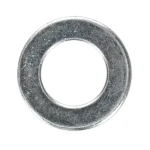 Sealey Flat Washer M20 x 37mm Form A Zinc DIN 125 - Pack of 50 Silver FWA2037