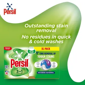 Persil XL 3in1 Washing Capsules Bio Stain Removal w/ Lasting Freshness 36W, 2pk