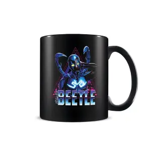 Blue Beetle Super Future Retro Mug Black/Blue (One Size)