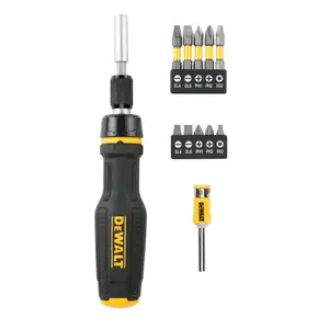 DeWalt 11 Piece Full fit telescopic ratcheting multi-bit screwdriver set