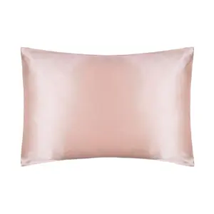 Cotton Solid Colour Duvet Cover Set with Pillowcases Powder Pink / Super King Duvet Cover + 2 Standard Pillowcases