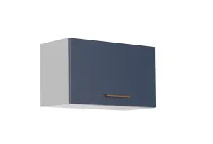 600 Kitchen Extractor Housing Unit Wall Cabinet 60cm Navy Dark Blue Lift Up Nora