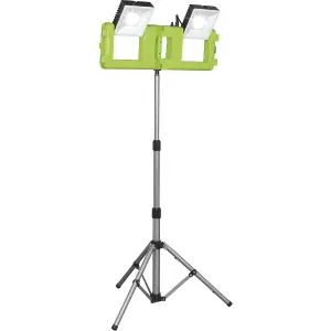 Folding Case Floodlight & Tripod Stand - 60W COB LED - IP44 Rated - 4800 Lumens