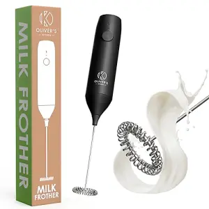 Oliver's Kitchen - Rechargeable Milk Frother - USB-C (Black)