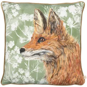 Wylder Manor Fox Piped Feather Rich Cushion