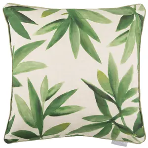 Silverwood Throw Cushion Green/White