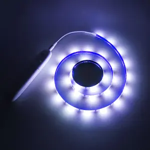 2.4W LED Infrared Sensing Strip Light,1M,Blue Light,Power by 4xAAA Battery