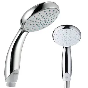 Mira Showers Nectar Eco Shower Head Slim Single Mode Handset Chrome 1.25M Hose