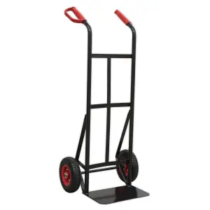 Sealey 200kg Heavy Duty Sack Truck With PU Tyres D-Shaped Handle Grips CST983HD