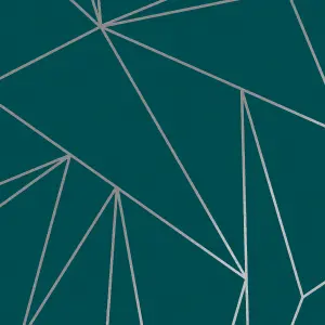 Next Scatter geo Teal Metallic effect Smooth Wallpaper