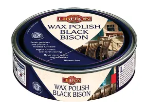 Liberon 070750 Wax Polish Black Bison Antique Pine 150ml LIBBBPWAP150