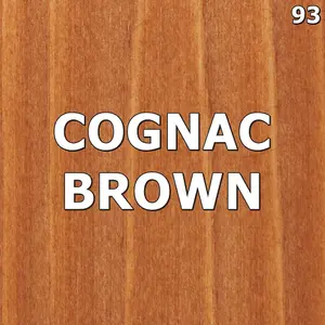 Wood Stain Dye COGNAC BROWN, Water Based, Non Toxic, Interior Use 1ltr