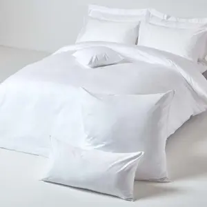 Homescapes White Egyptian Cotton Oxford Pillowcase 1000 TC