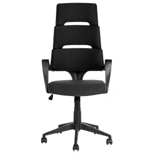 Beliani Modern Office Chair Black GRANDIOSE