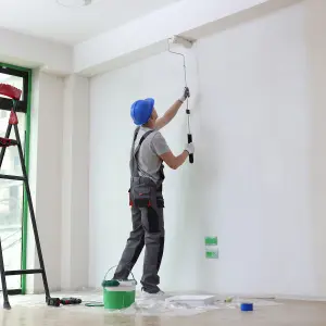 Roller Frame Painting Tool Decorating Extension Handle Ceiling Telescopic Paint