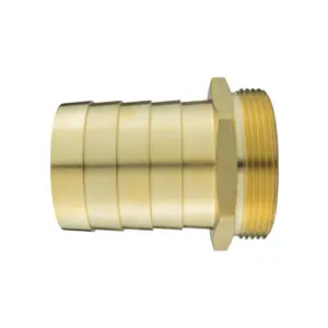 Solid brass pipe hosetails to male bsp thread for pumps,filters water features and fountains 25mm barb-1" bsp thread(33.3mm)