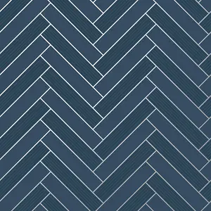 Holden Decor Cerros Tile Navy Tile Effect Blown Wallpaper