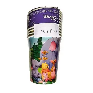 Winnie the Pooh Disposable Cup (Pack of 10) Multicoloured (One Size)