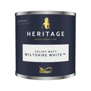 Dulux Heritage Velvet Matt - 125ml Tester Pot - Wiltshire White