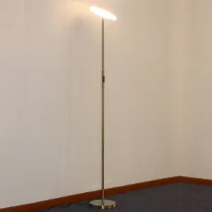 Luminosa Aten LED Floor Lamp 30W Nickel