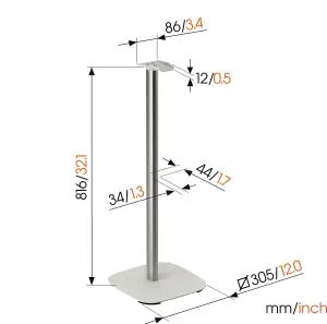 SFS 4133 Sonos speaker stand for Era 300 (white)