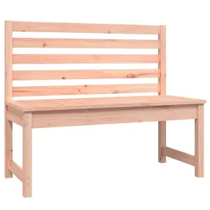 Berkfield Garden Bench 109 cm Solid Wood Douglas