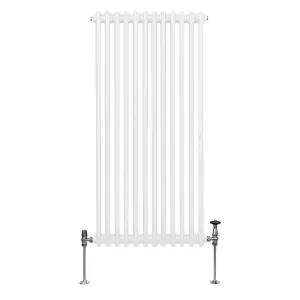 Traditional 2 Column Radiator - 1500 x 562 mm - White